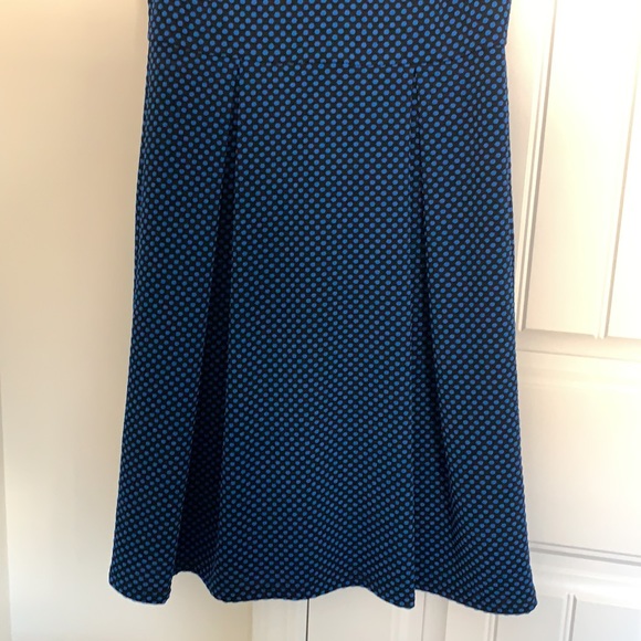 41 Hawthorne Dress Geometric Dots Black Blue Stitch Fix Lined - Picture 6 of 8